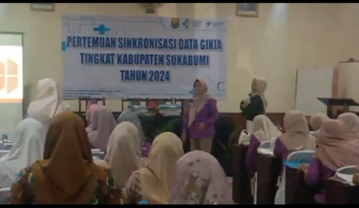 Kegiatan Pertemuan Sinkronisasi Data GIKIA tingkat Kab.Sukabumi Tahun 2024 berjalan Lancar